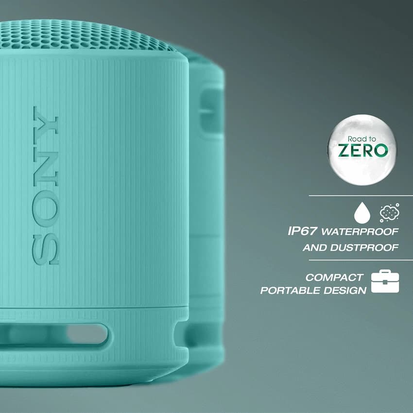 Sony XB100 Portable Bluetooth Speak - Blue 2