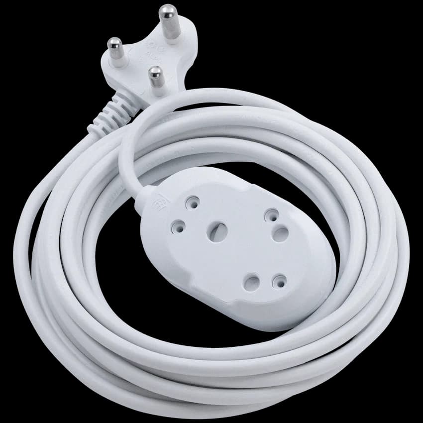 SWITCHED LIGHT DUTY Back To Back(BTB) EXTENSION LEADS 10M 3