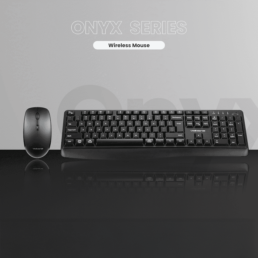 Volkano Onyx Keyboard and Mouse Combo With Dual mode BT 5