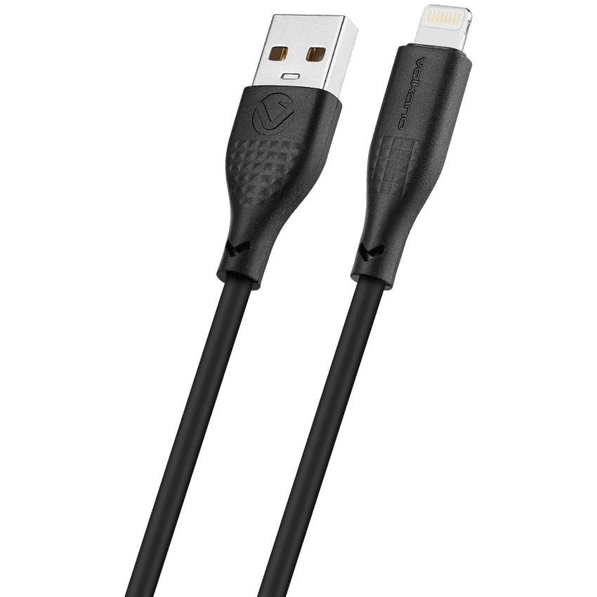 Volkano Nova Series USB A to Lightning charging cable 10W TPE-Black 2