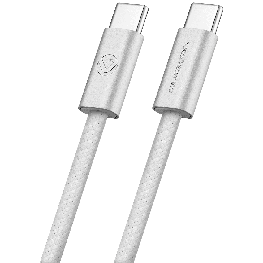 Volkano Weave Series 60w USB C to USB C 1.2m-Black 3