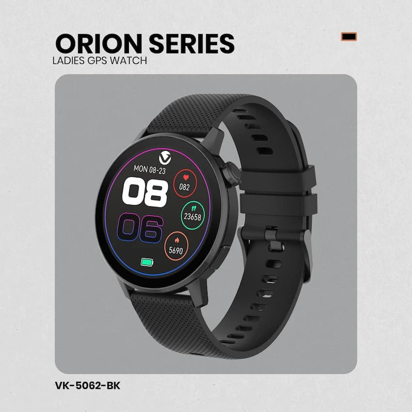 Volkano Orion Series Unisex GPS Watch - Black 3