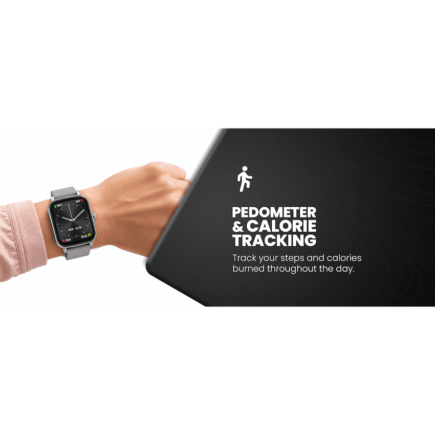 Volkano Active Tech Serene series Watch with heart rate monitor - Silver 6