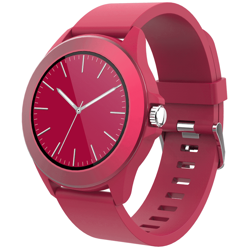 Volkano Splash Series Round Smartwatch - Red 2