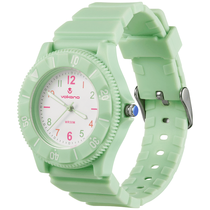 Volkano Mallow Series Kids Analogue Watch - Green 3