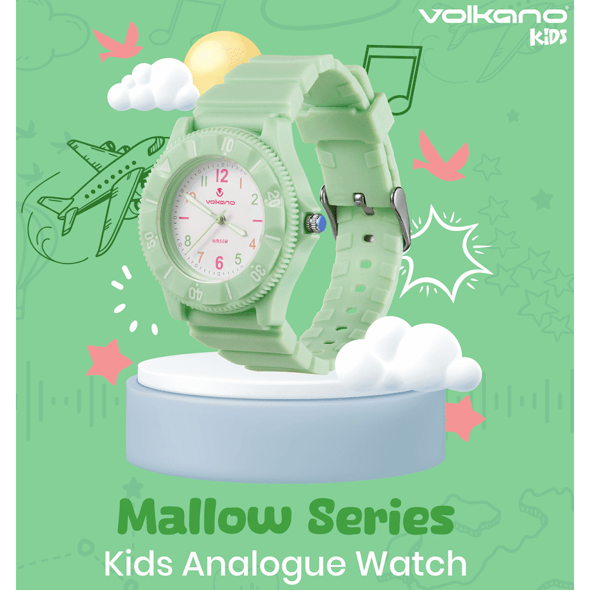 Volkano Mallow Series Kids Analogue Watch - Green 5