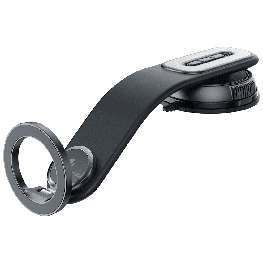 Volkano Arcmount Bendable Dash Mount Magnetic Phone Holder - Black 9