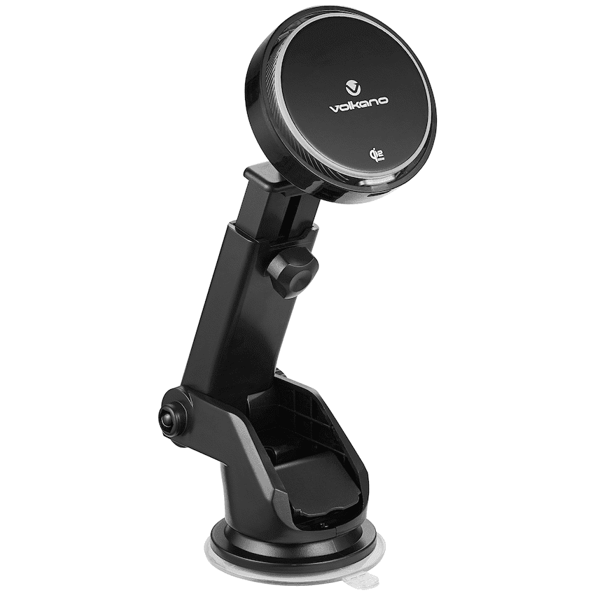 Volkano Sentinel Series Qi2.2 Magnetic Wireless Charging Car Dash Mount Phone Holder - Black 2