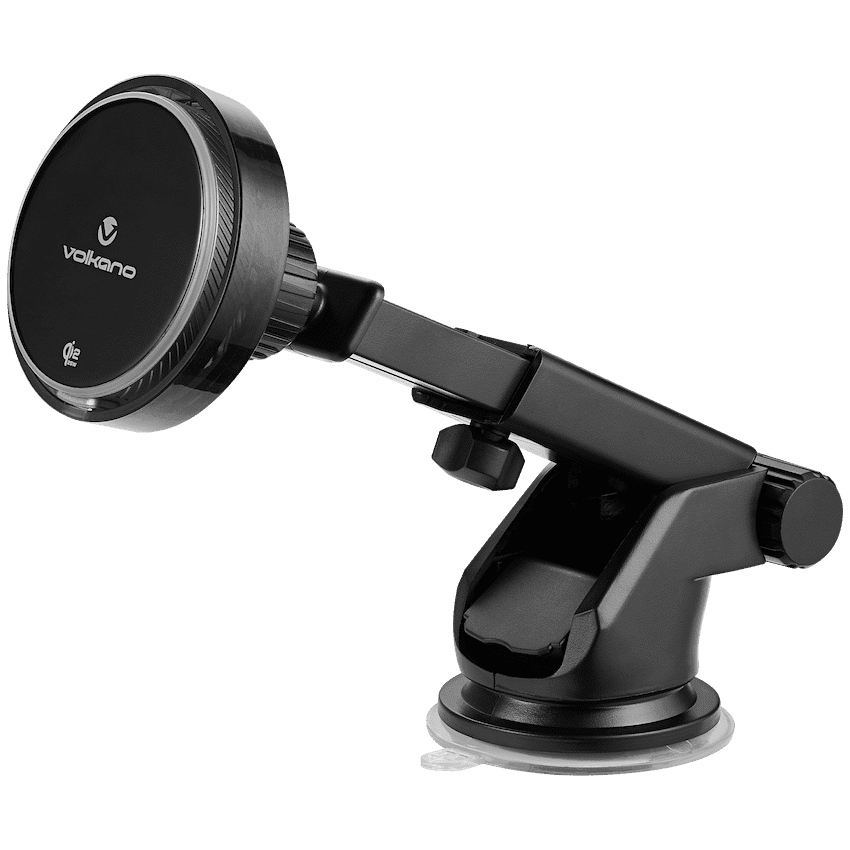 Volkano Sentinel Series Qi2.2 Magnetic Wireless Charging Car Dash Mount Phone Holder - Black 7
