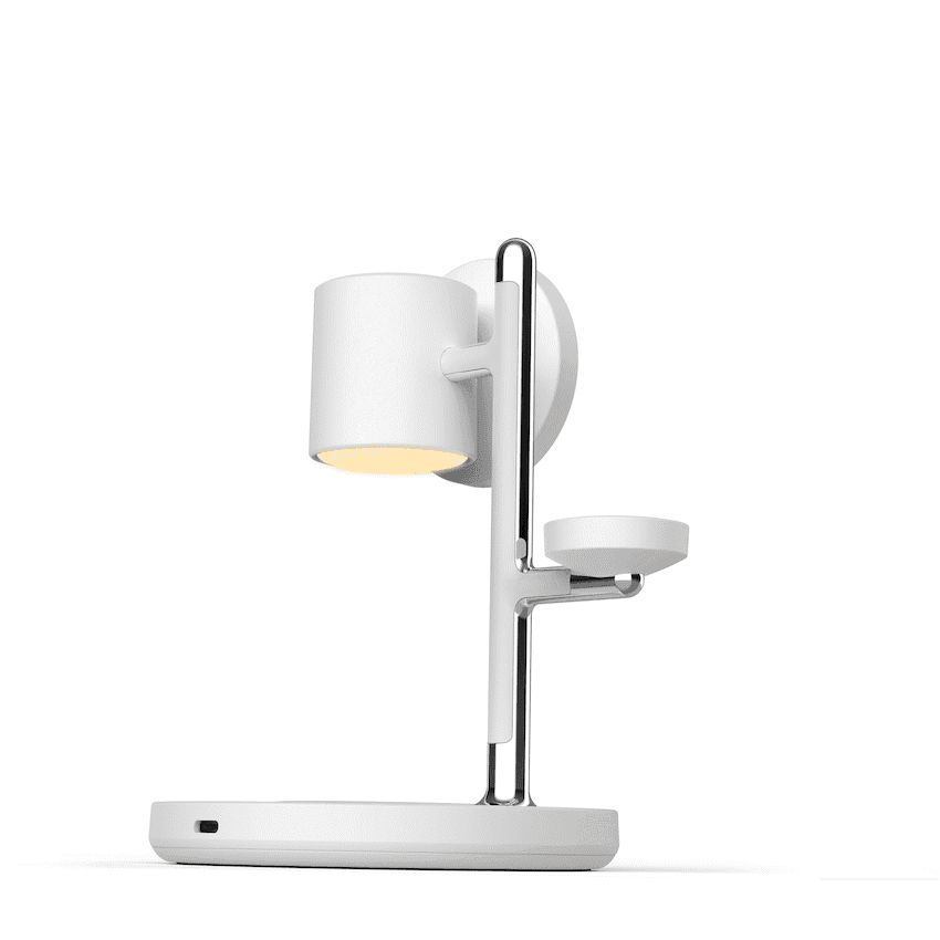 Volkano Lumen Series 3-in-1 Magnetic 25W Qi2.2 Wireless Charging Station - White 2