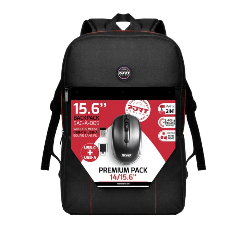 Port Designs PREMIUM BP PACK 14/15.6" Combo 1
