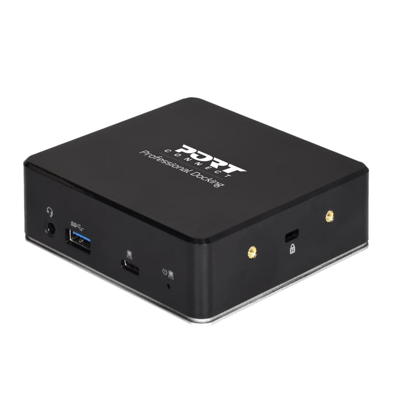 Port USB Type-C to 1 x RJ45|2 x USB3.1 Gen1|2 x HDMI|1 x Type-C|1 x USB3.1 Gen1 | Apple Charging 2.4A|1 x Aux Dock - Black 1
