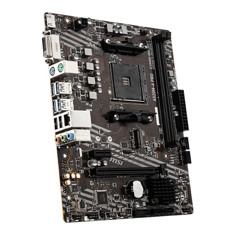 MSI A520M-A PRO AM4 AMD MATX Gaming Motherboard 3