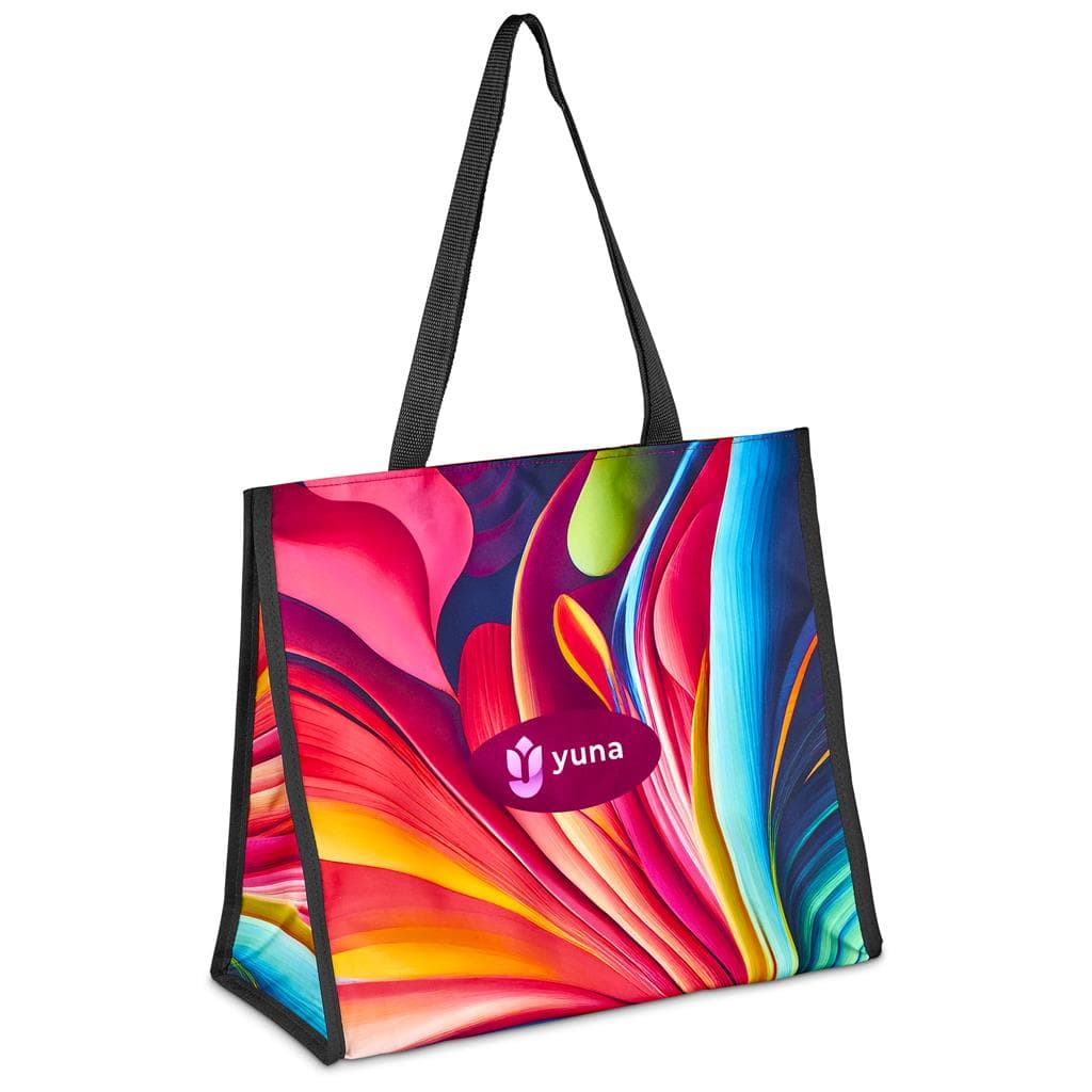 Pre-Printed Sample Hoppla Iceland Large Polyester Tote Cooler Bag 6