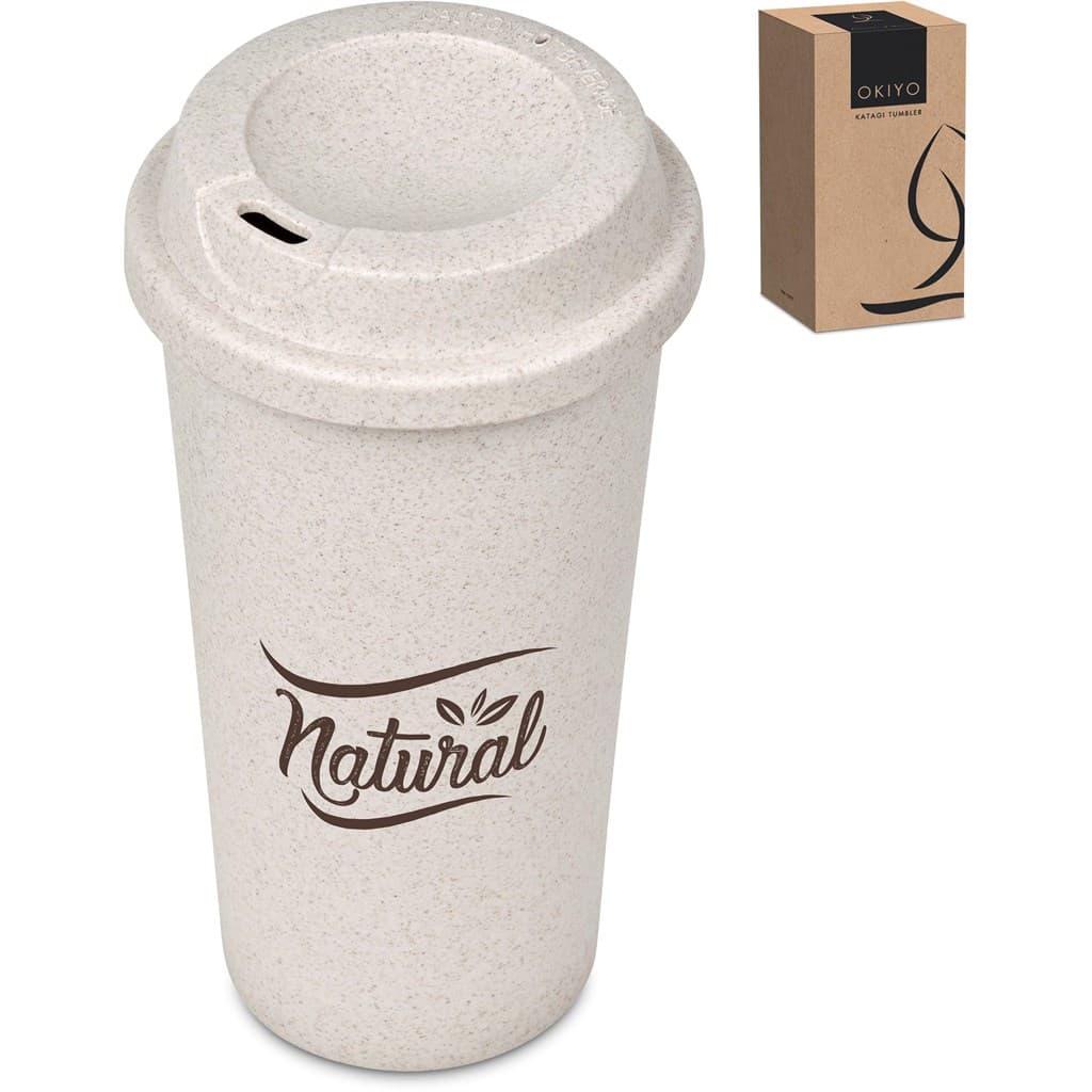 Okiyo Katagi Wheat Straw Double-Wall Tumbler – 450ml 7