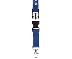 Petersham Lanyard Single Sided with Buckle & Ring 3