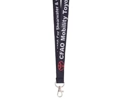 Petersham Lanyard Double Sided with Lobster Ring 1