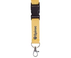 Petersham Lanyard Double Sided with Buckle & Ring 2
