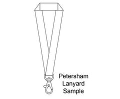 Sample-Petersham Lanyard Double Side with LobsterR