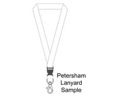 Sample-Petersham Lanyard Double Side Buckle&Lobste