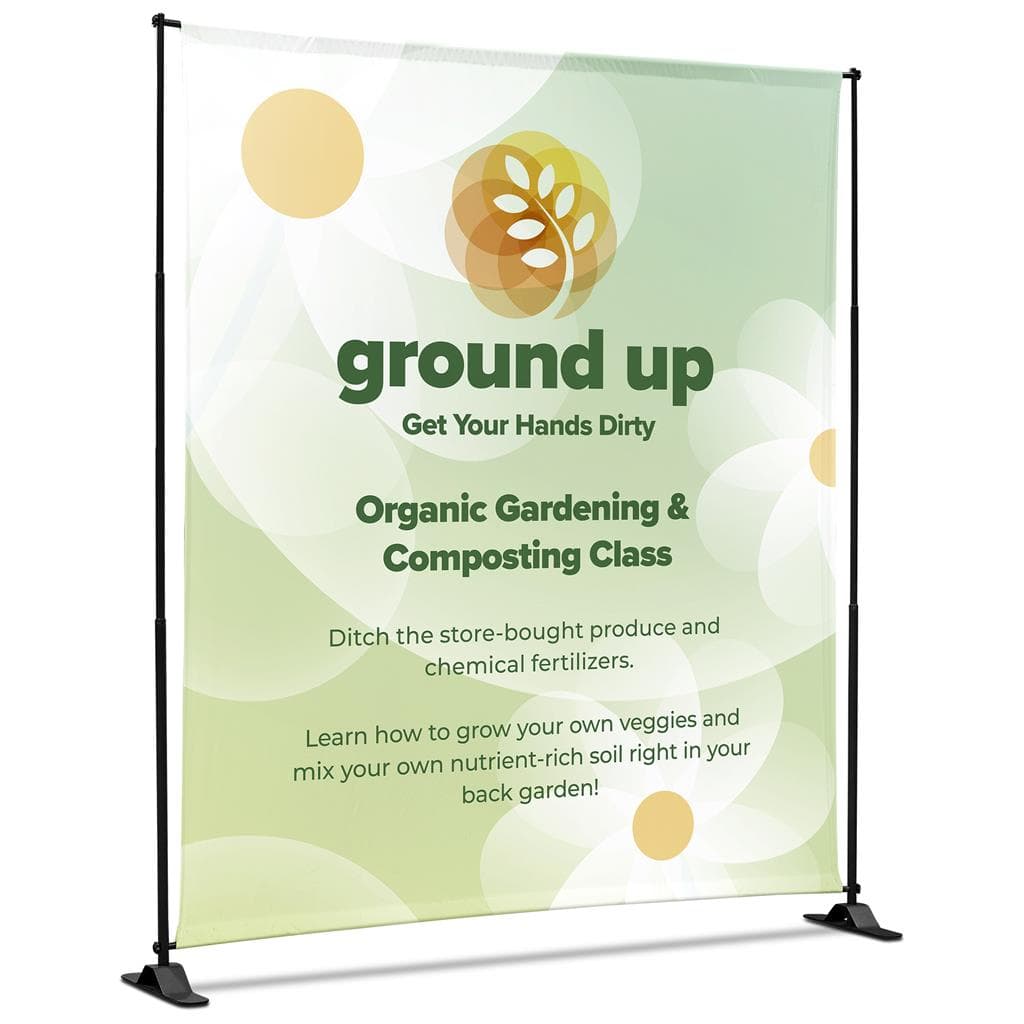 Adjustable Banner Stand Eco 2.25m x 2m 8