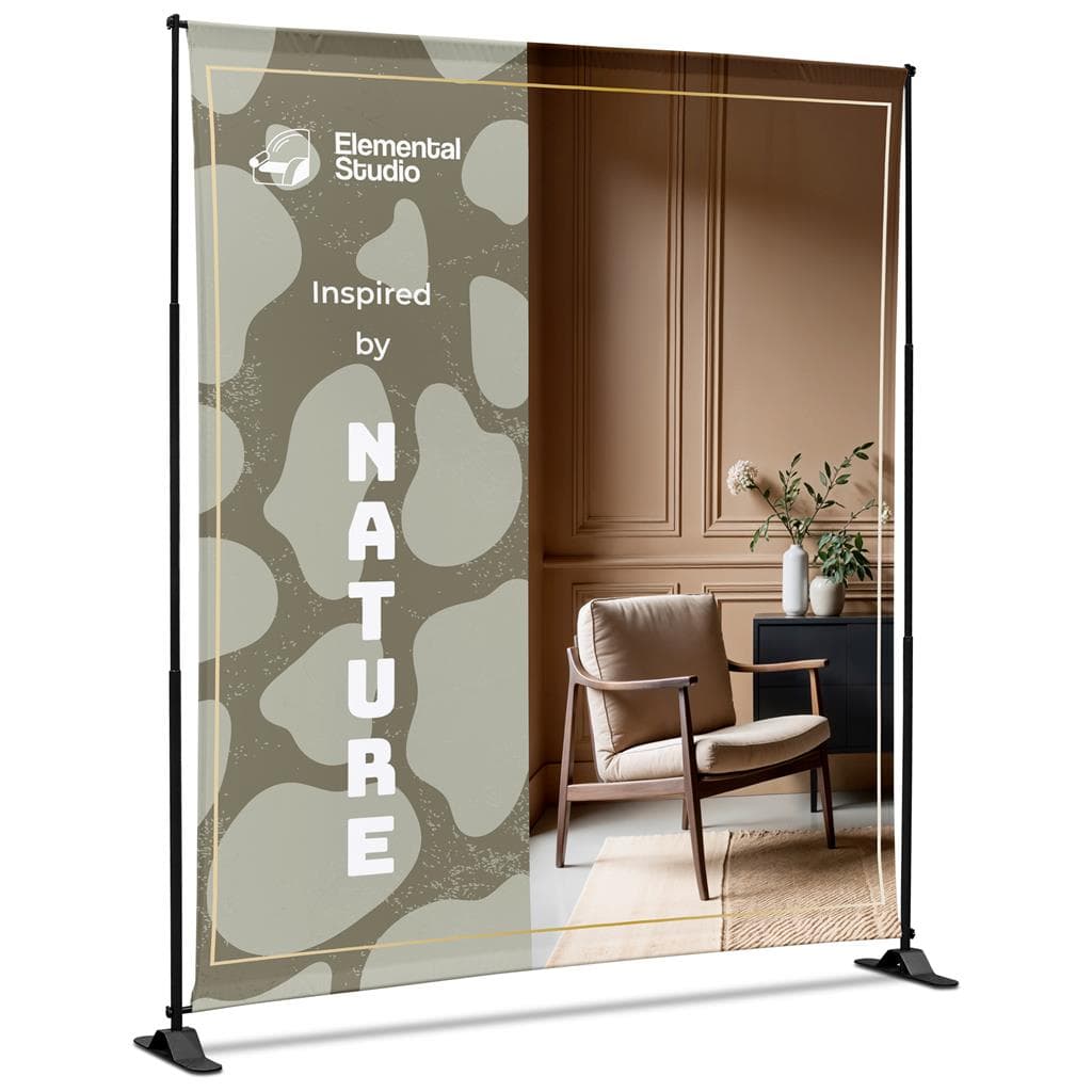 Adjustable Banner Stand Eco 2.4m x 2m 8