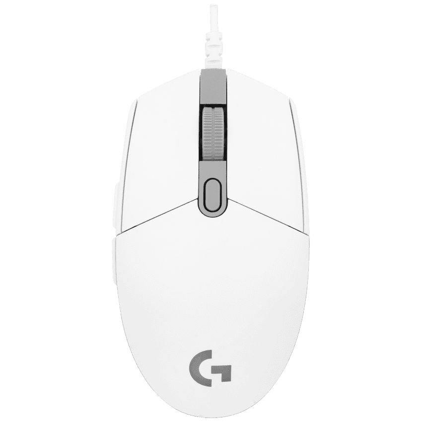 Logitech(R) G102 Lightsync Gaming Mouse - White - White