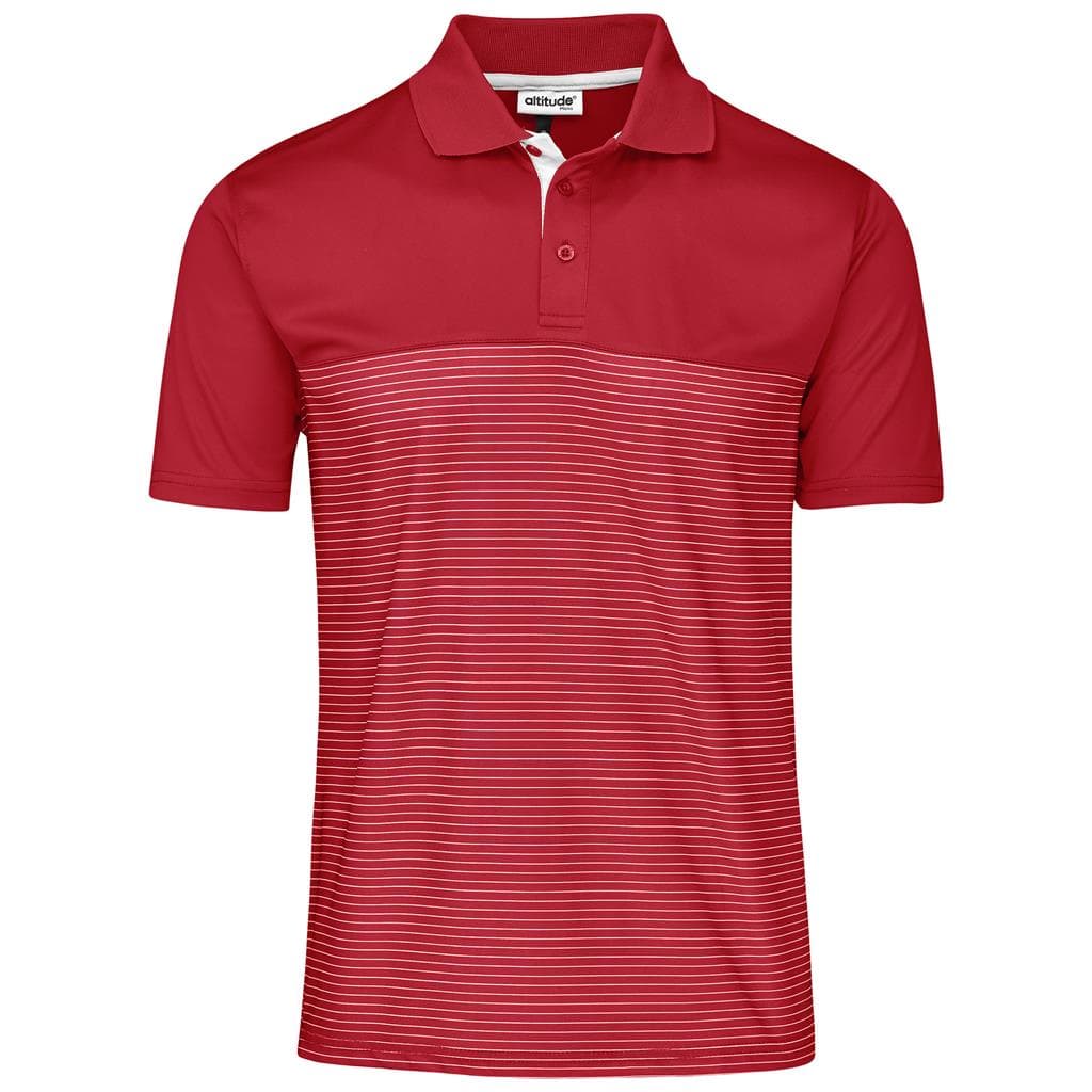 Mens Maestro Golf Shirt - Red 1