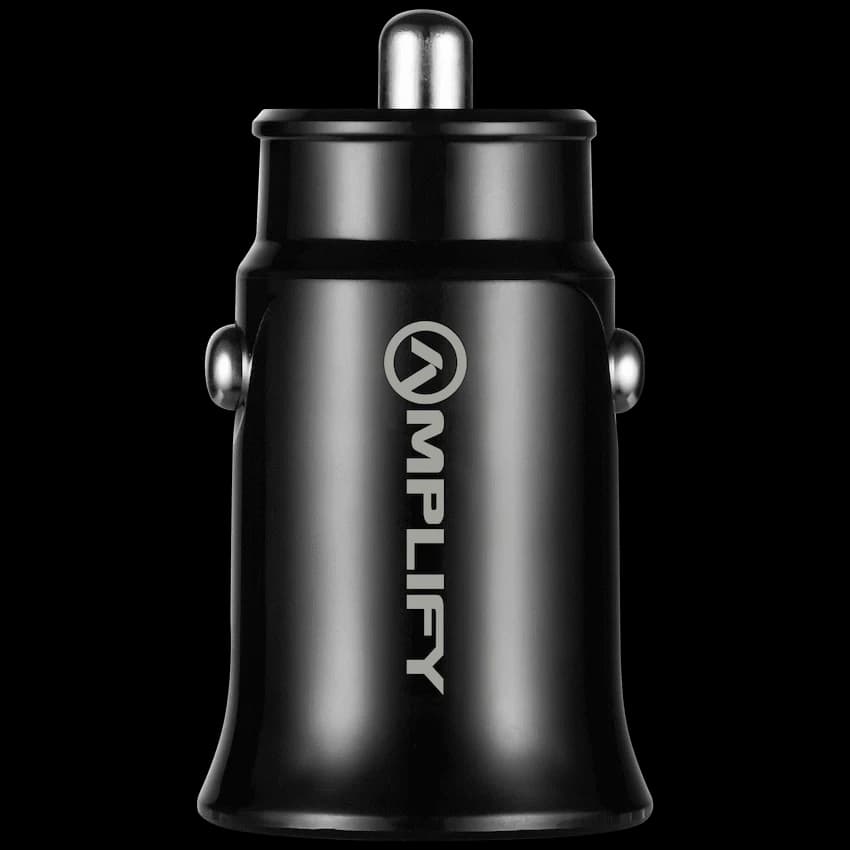 Amplify Voltix Series 12W Dual USB and USB-C Car Charger 2