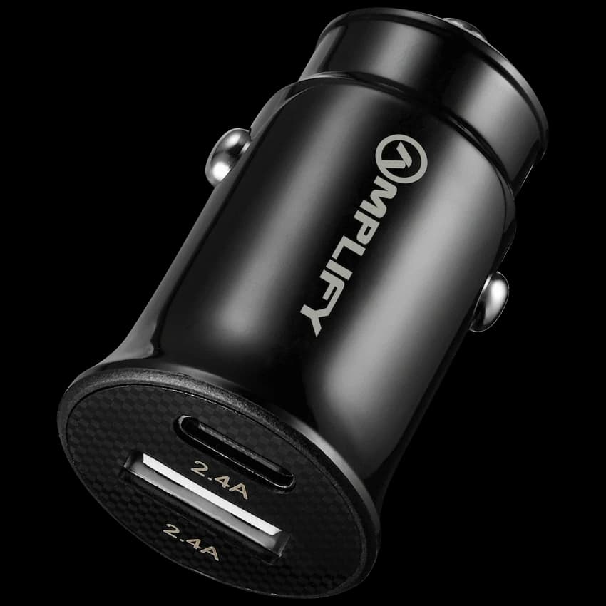 Amplify Voltix Series 12W Dual USB and USB-C Car Charger 3