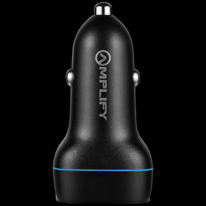 Amplify Volto Series Dual Car Charger 32W (Type-C + USB) 3