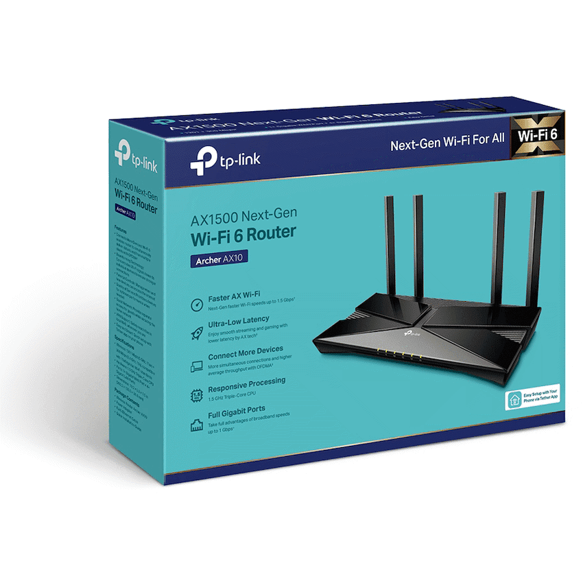 TP-Link Archer AX10 AX1500 Wi-Fi 6 Router 5