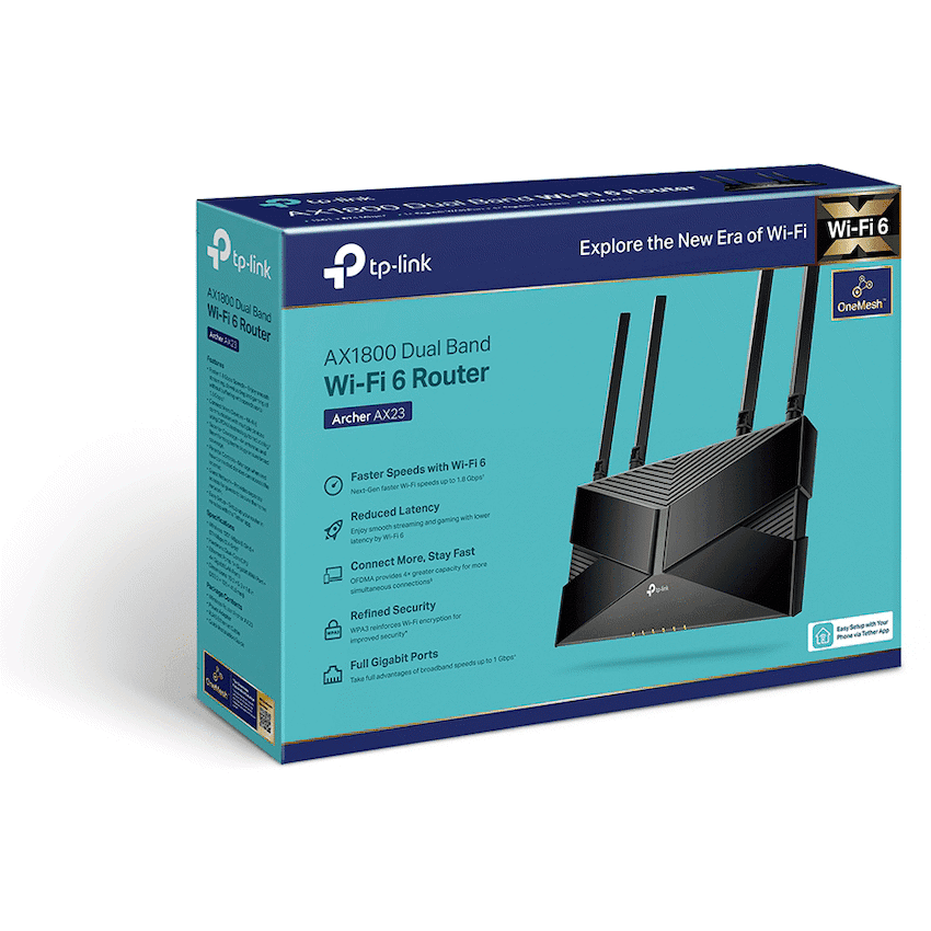 TP-Link Archer AX23 AX1800 Dual-Band Wi-Fi 6 Router 4