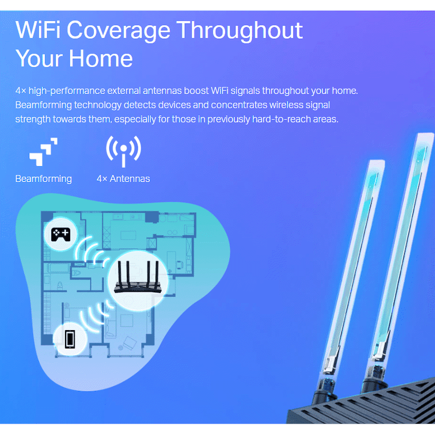 TP-Link Archer AX23 AX1800 Dual-Band Wi-Fi 6 Router 5