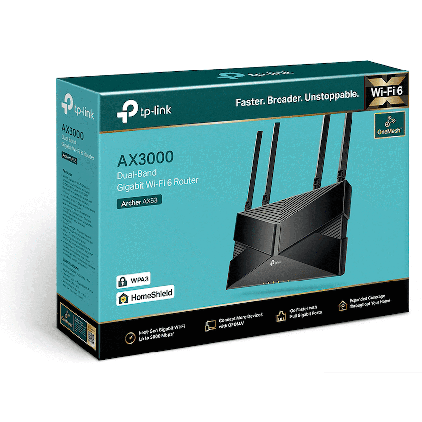 TP-Link Archer AX53 AX3000 Dual-Band Wi-Fi 6 Router 4