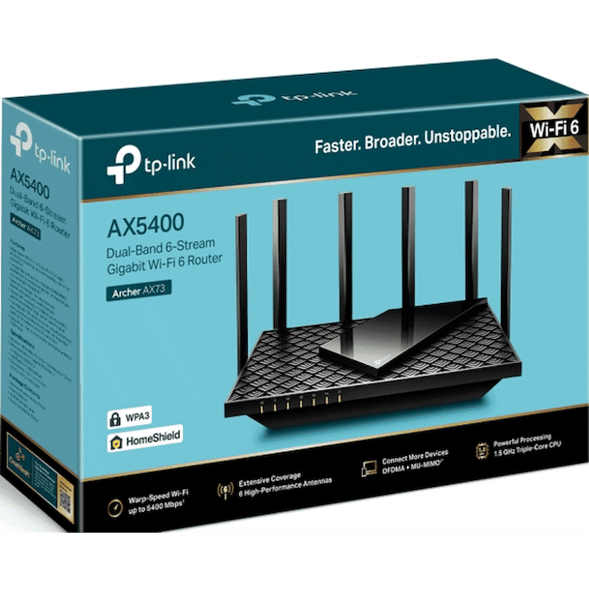 TP-Link Archer AX73 AX5400 Dual-Band Wi-Fi 6 Router 4