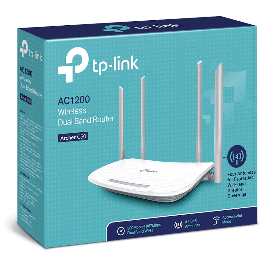TP-Link Archer C50 AC1200 Dual-Band Wi-Fi Router 4