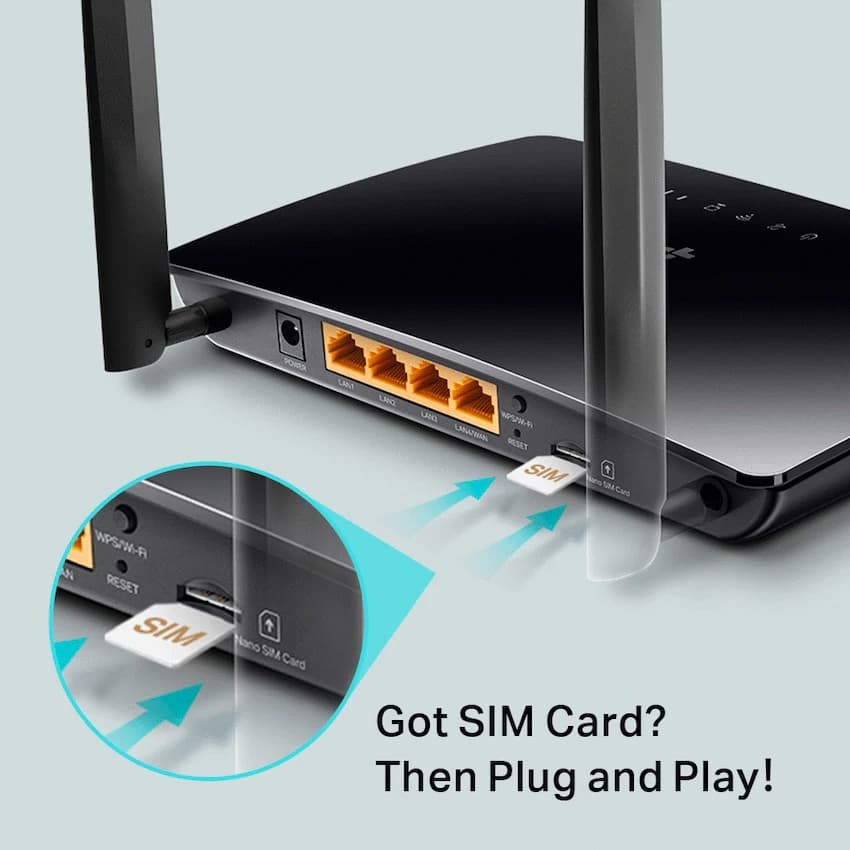 Archer MR202 AC750 Wireless Dual-Band 4G LTE Router 2