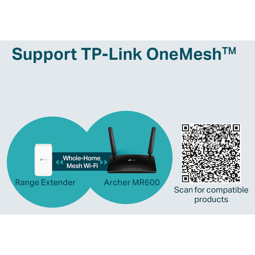 TP-Link Archer MR600 AC1200 4G LTE Cat6 Gigabit Router 8