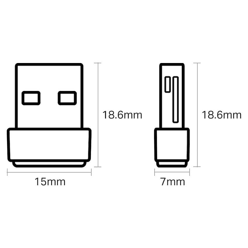 TP-Link Archer T2U Nano AC600 Wireless USB Adapter 3