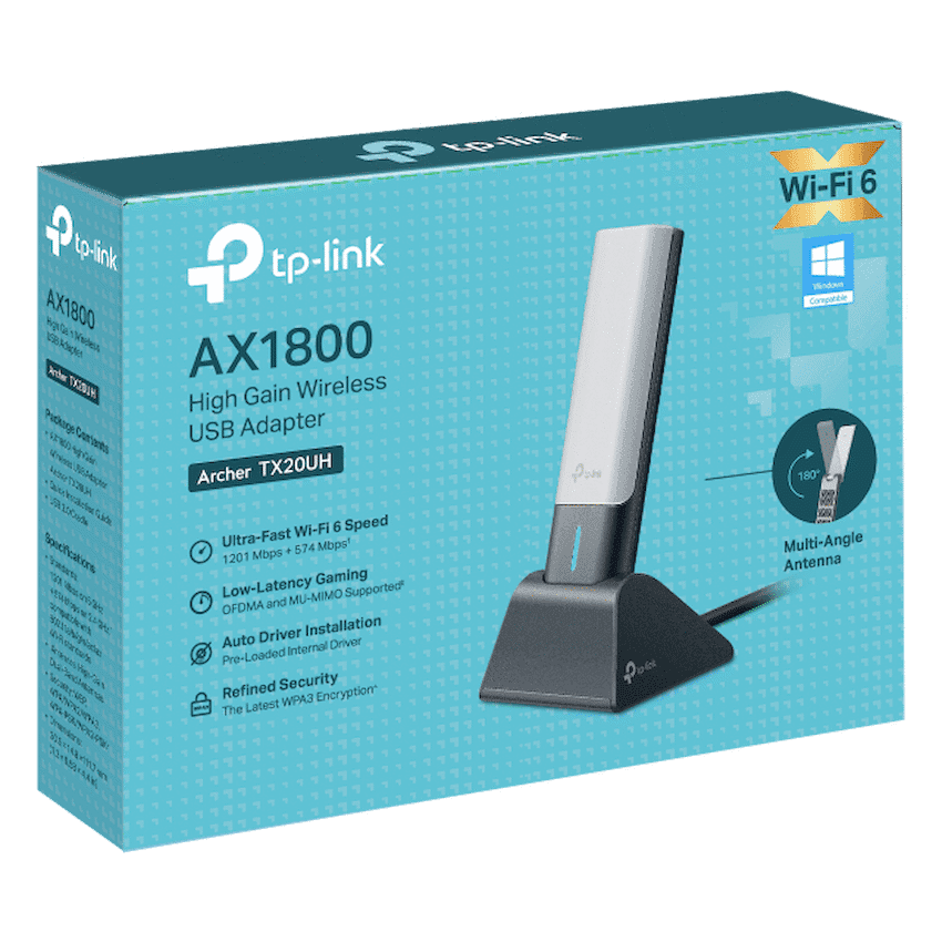 TP-Link Archer TX20UH AX1800 High Gain Wireless USB Adapter 7