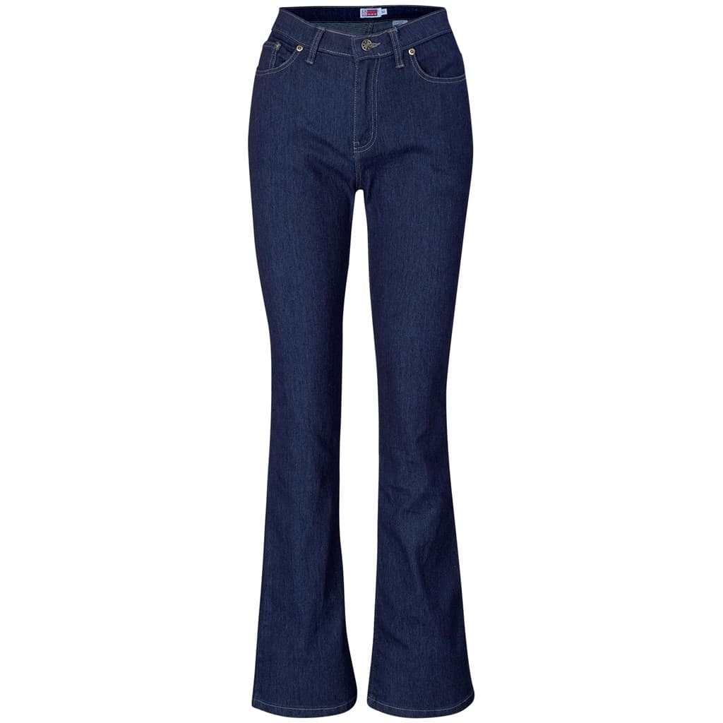 Ladies Bootleg Sierra Jeans - Navy 1