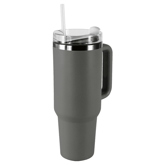 1.2L Double Walled Travel Mug with Straw 2
