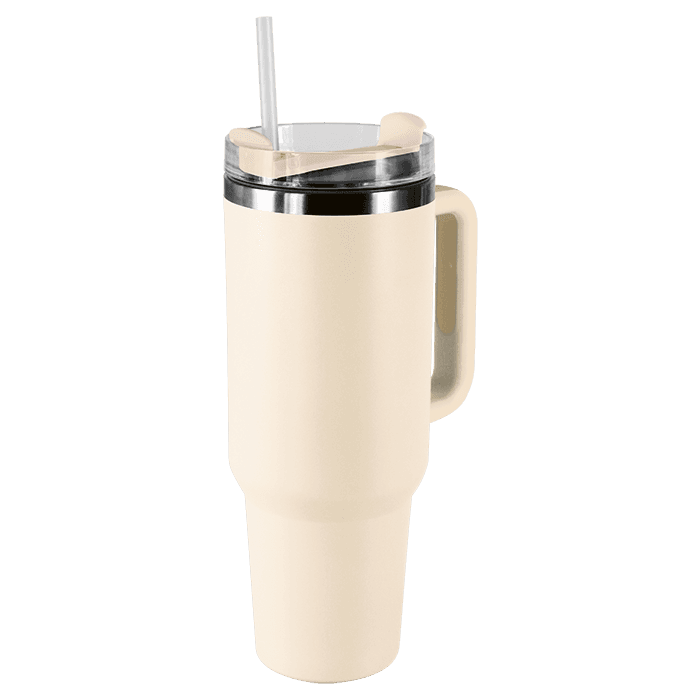 1.2L Double Walled Travel Mug with Straw 3
