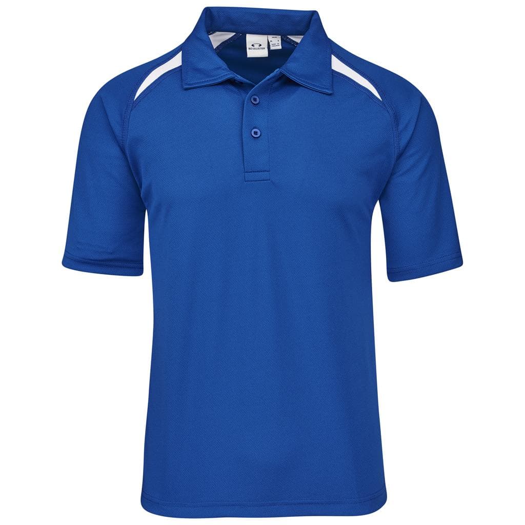 Kids Splice Golf Shirt - Black Orange 5