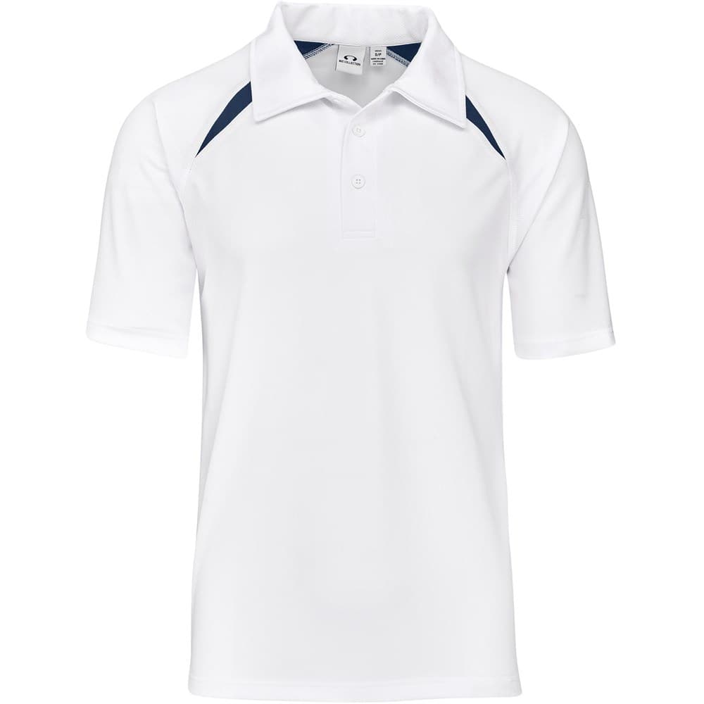 Kids Splice Golf Shirt - Black Orange 6