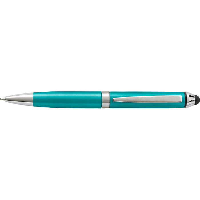 Coloured Barrel Ballpoint Pen with Stylus 5