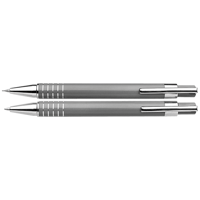 Lacquered Barrel Matching Ballpoint Pen and Clutch Pencil Se 3