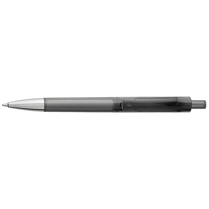 Ballpoint Pen With Transparent Coloured Barrel 2