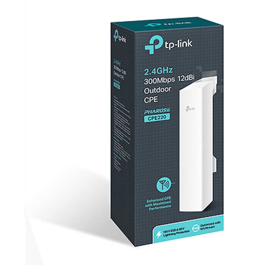 TP-Link CPE220 2.4ghz 300Mbps 12dBi Outdoor CPE 5
